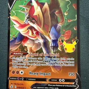 Pokemon Growl of the Shield Card